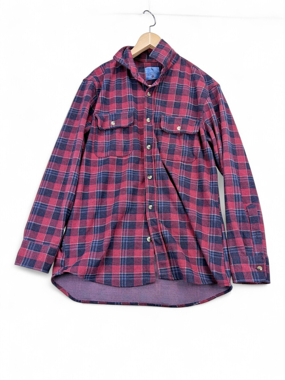 Tailorbyrd The Sweatershirt Men's Plaid Flannel Button-Down M